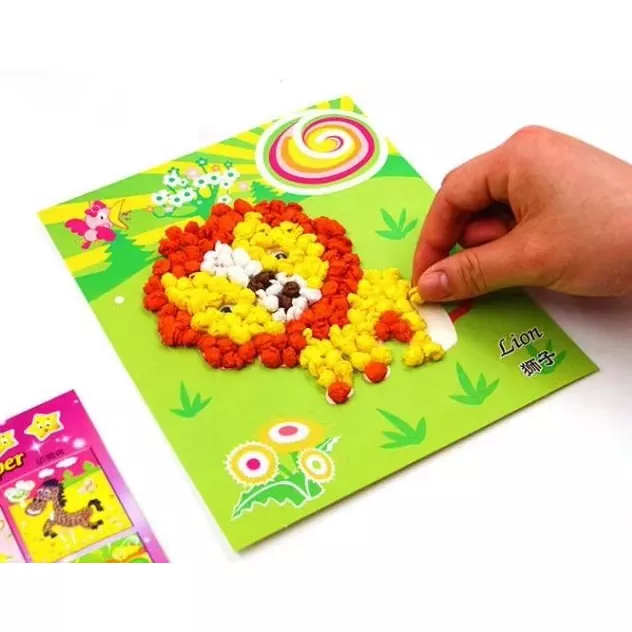 DIY Flock Art Oyuncağı