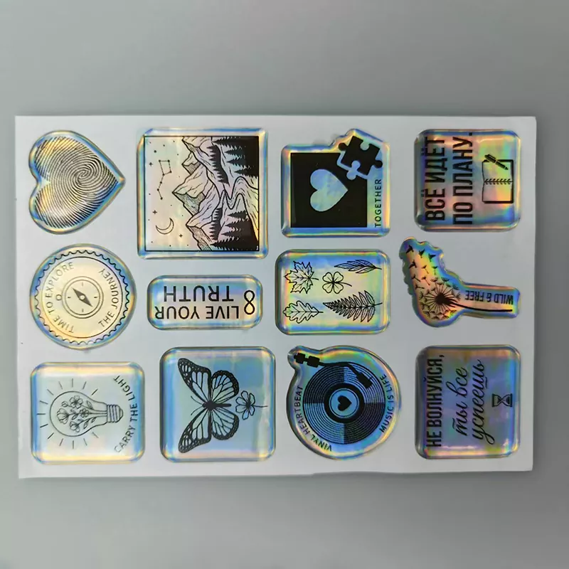 Holoqrafik Qübbəli Stiker