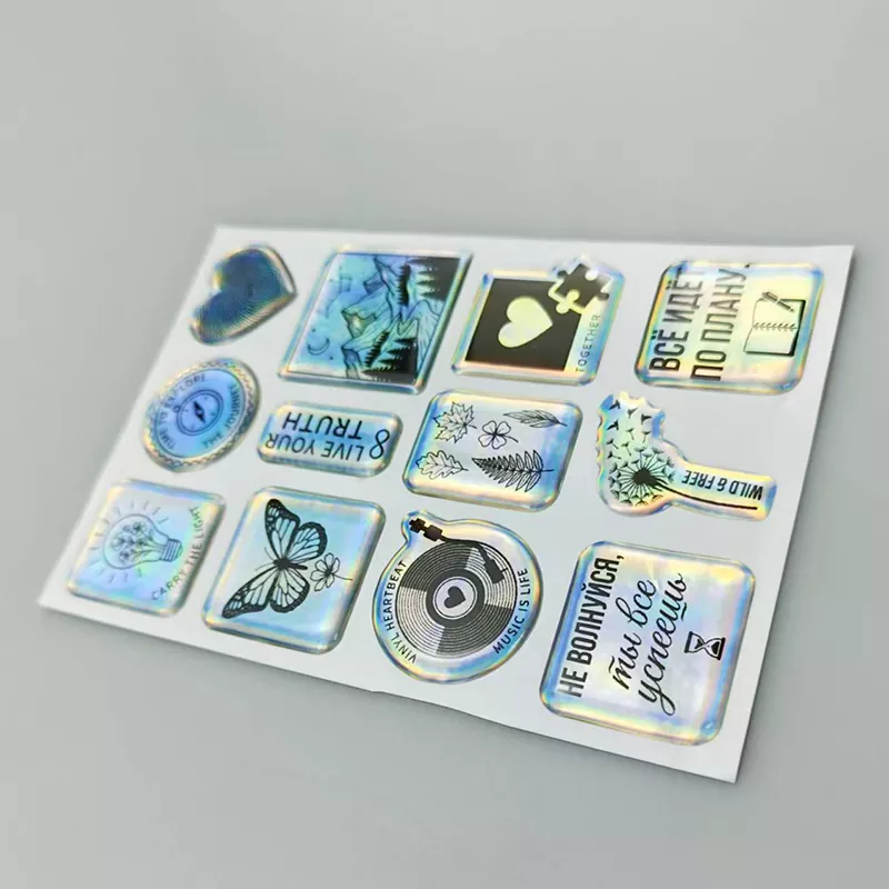 Holographic Domed Sticker